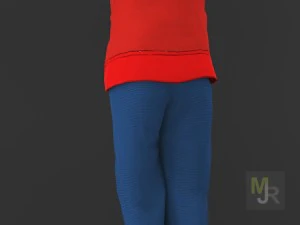 cartoon boy motion pack 2 3D Model