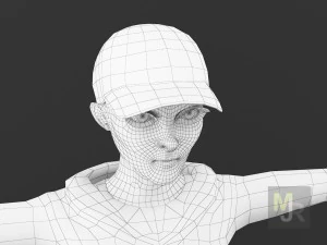 cartoon boy motion pack 2 3D Model