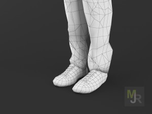 cartoon boy motion pack 2 3D Model