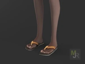 female toon motion pack 2 3D Model