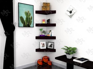 wooden corner stand pack vr - ar - low-poly 3D 模型