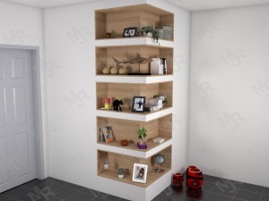 wooden corner stand pack vr - ar - low-poly 3D 模型