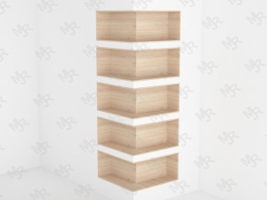 wooden corner stand pack vr - ar - low-poly 3D 模型