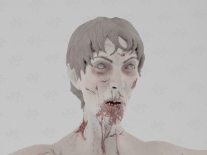 male zombie1 animations pack 3Dモデル