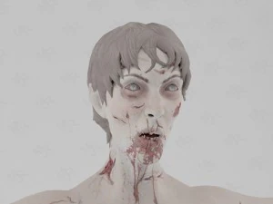 male zombie1 animations pack 3D Model