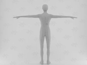 male zombie1 animations pack 3D Model