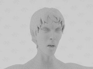 male zombie1 animations pack 3D Model
