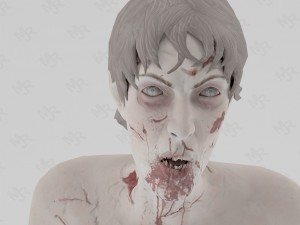 male zombie1 animations pack 3Dモデル