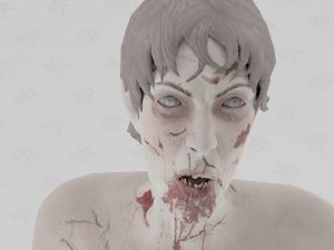 male zombie1 animations pack 3D Model
