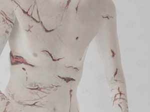 male zombie1 animations pack 3Dモデル
