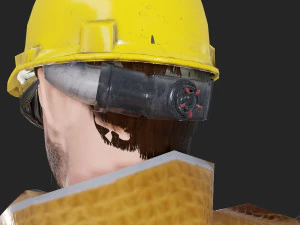 worker1 animations pack 3D Model