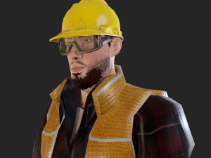 worker1 animations pack 3D Model