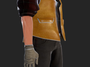 worker1 animations pack 3D Model