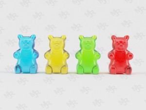 gummy bears animated Modelo 3D