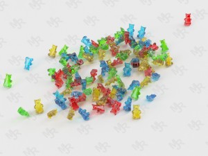 gummy bears animated Modelo 3D
