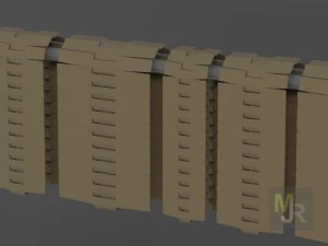 display stand conveyor belt 3D Model