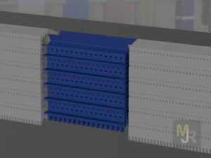 display stand conveyor belt Modèle 3D