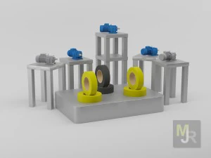 exhibition stands 3D Model