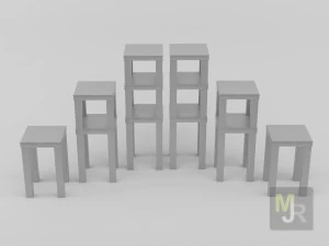 exhibition stands 3D Model