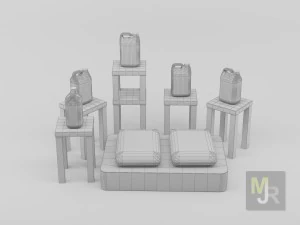 exhibition stands 3D Model
