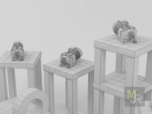 exhibition stands 3D Model