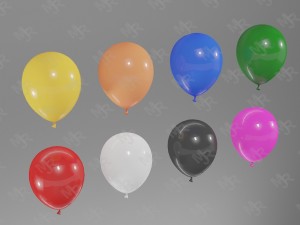 balloons pack textured 3D Model