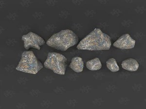 Steine ​​Pack1 3D Modell
