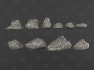 rocks pack1 Model 3D