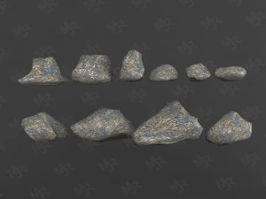 Steine ​​Pack1 3D Modell