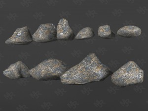 rocks pack1 Model 3D
