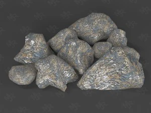 Steine ​​Pack1 3D Modell