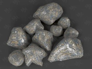 Steine ​​Pack1 3D Modell