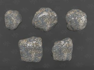 Steine ​​Pack1 3D Modell