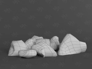 Steine ​​Pack1 3D Modell