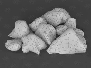 Steine ​​Pack1 3D Modell