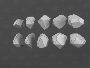 Steine ​​Pack1 3D Modell