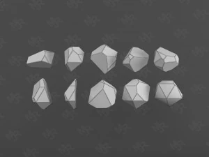 Steine ​​Pack1 3D Modell