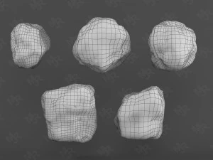 Steine ​​Pack1 3D Modell