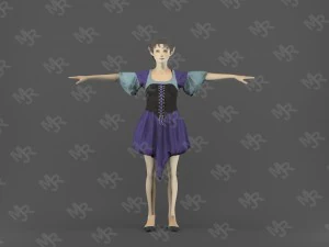 Mulher Elfa1 Modelo 3D