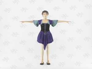 Elf woman1 Model 3D