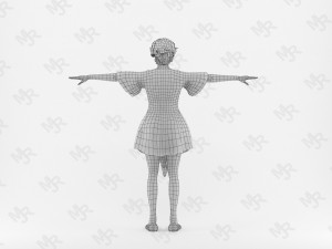 Elf woman1 Model 3D