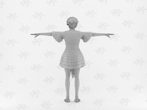 Mulher Elfa1 Modelo 3D