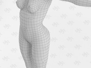 Elf woman1 Model 3D