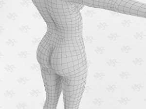 Elf woman1 Model 3D