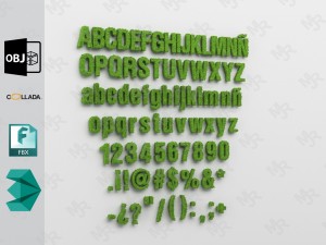alphabet1 3D 모델