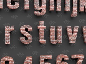 alphabet1 Modello 3D