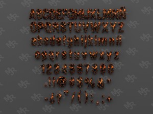 alphabet1 Modello 3D