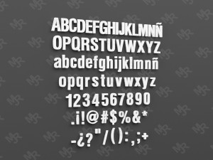 alphabet1 Modello 3D