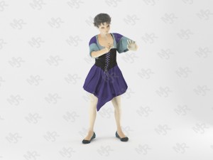 Elf woman animated pack 3D Модель