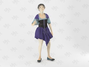 Elf woman animated pack 3D Модель